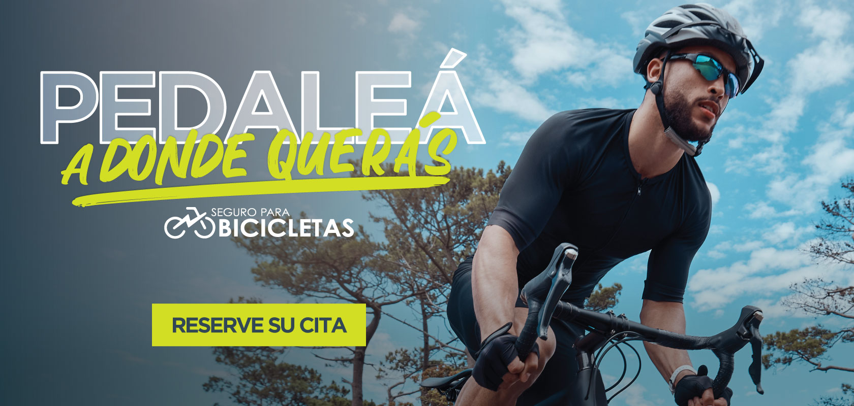 Hombre montado en bicicleta